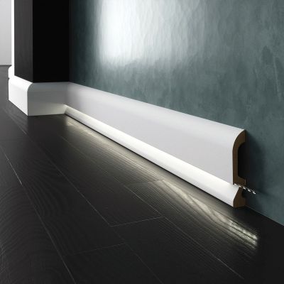LPC-19LE listwa przypodłogowa z opcją LED Creativa by Cezar