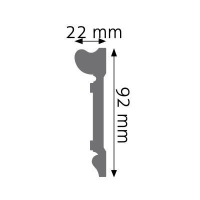 LPC-21 listwa naścienna gładka Creativa by Cezar